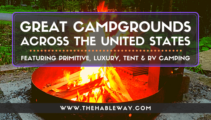 Great Campgrounds in the 50 United States